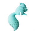 Wholesale 100% Food Grade Cute Squirrel Pattern Silicone Tea Infuser